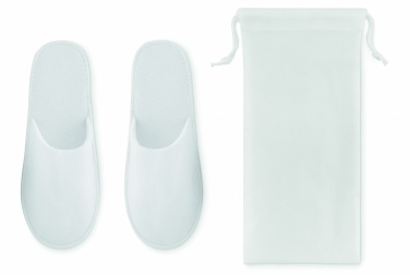 Logotrade advertising products photo of: Pair of slippers in pouch