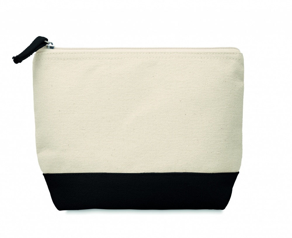 Logotrade promotional items photo of: Bicolour cotton cosmetic bag
