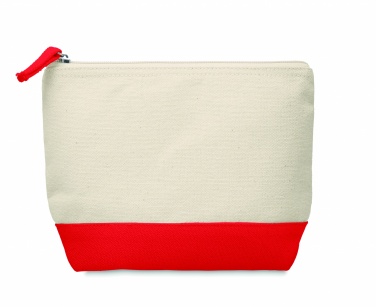 Logotrade promotional giveaways photo of: Bicolour cotton cosmetic bag