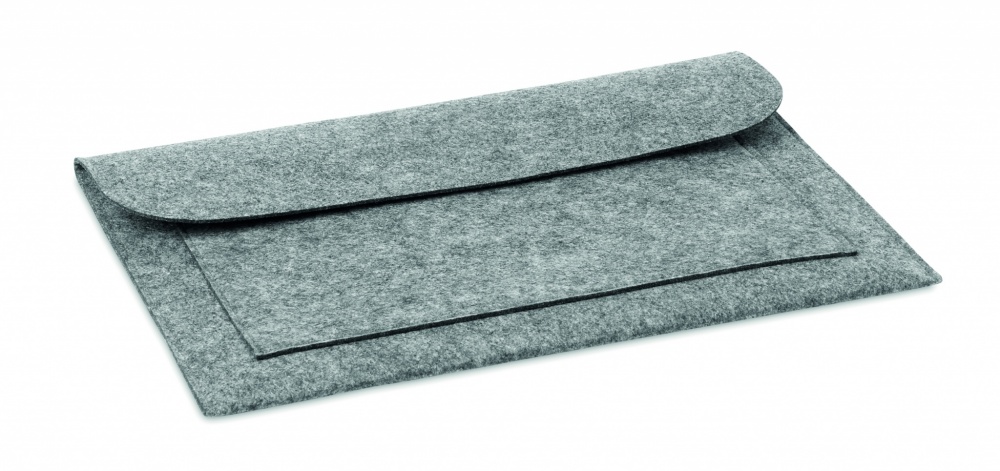 Logotrade promotional giveaway image of: 15 inch Felt laptop pouch