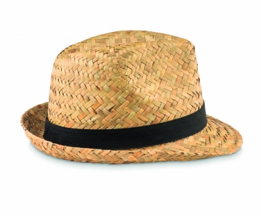 Logo trade business gifts image of: Natural straw hat