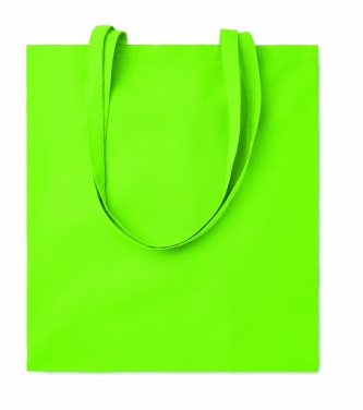 Logo trade promotional gift photo of: 180gr/m² cotton shopping bag