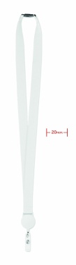 Logo trade promotional items image of: Lanyard retractable clip