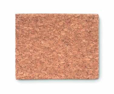 Logo trade promotional products image of: Cork sticky note memo pad