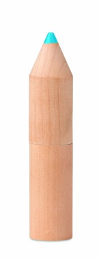 Logo trade promotional item photo of: 6 pencils in wooden box