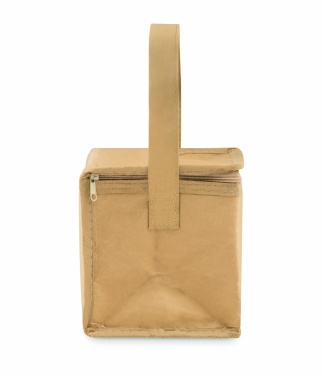 Logo trade promotional item photo of: 6 can woven paper cooler bag