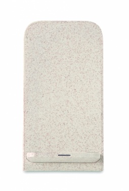 Logo trade corporate gifts picture of: Wheat straw/ABS charger std10W