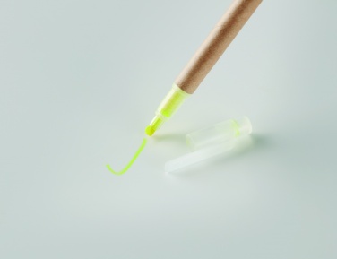 Logotrade advertising product image of: 2 in 1 carton pen highlighter