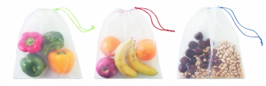Logotrade promotional product image of: Set of 3 RPET mesh food bags