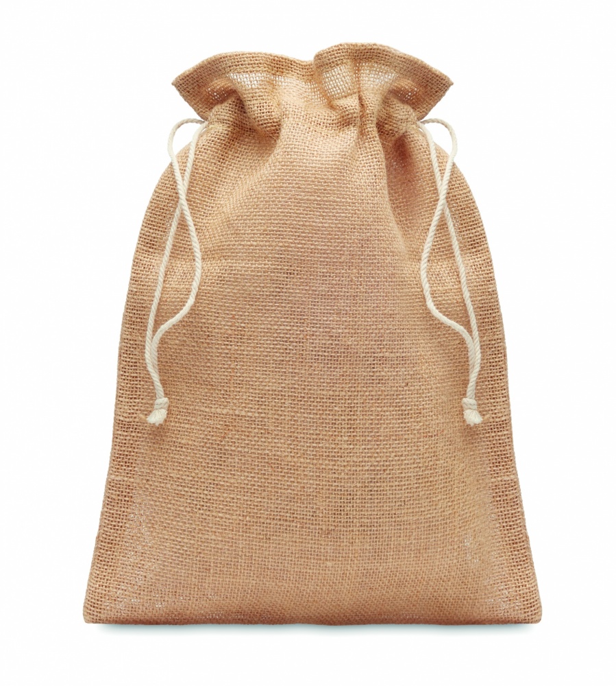 Logotrade promotional gifts photo of: Medium jute gift bag 25 x 32cm