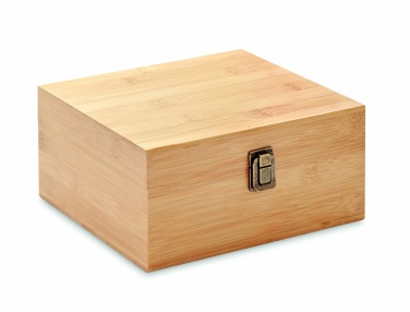 Logotrade promotional product picture of: Whisky set in bamboo box