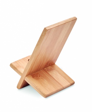 Logotrade business gift image of: Bamboo phone stand/ holder WHIPPY