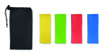 Logotrade promotional merchandise image of: Set of 4 TPE fitness bands