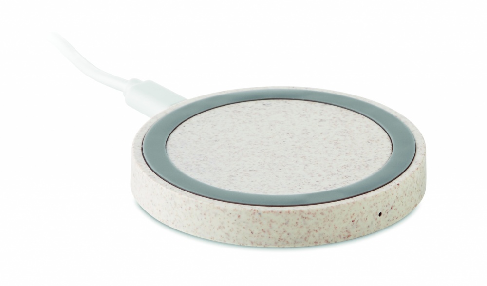 Logotrade business gift image of: Wheat straw/ABS charger 5W