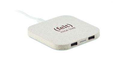 Logotrade advertising product image of: Hub charger wheat straw/ABS 5W