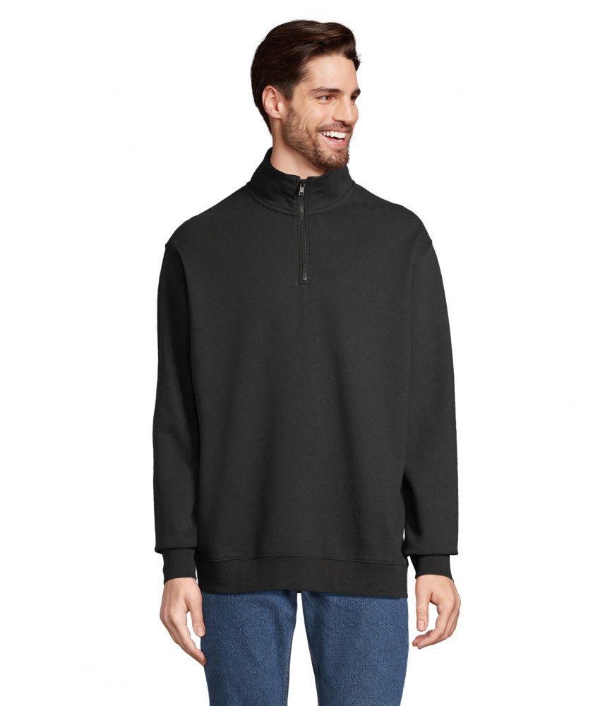 Logotrade business gifts photo of: CONRAD Sweat Zip Collar