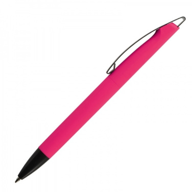 Logotrade promotional gift picture of: Metal ballpen soft touch BRESCIA