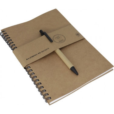 Logo trade promotional product photo of: A5 ECO Notepad KENTWOOD