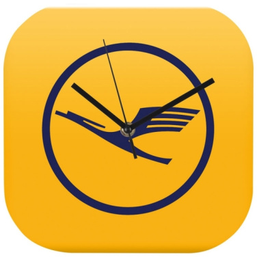 Logo trade advertising product photo of: Wall clock with all over clock face BEL AIR