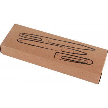 Logo trade promotional items image of: Rosewood writing set OXFORD