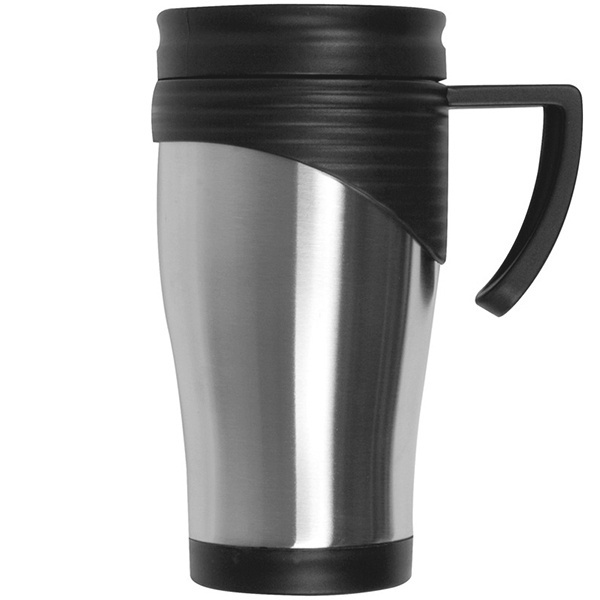 Logo trade promotional giveaways image of: Stainless steel thermo cup EL PASO 400 ml
