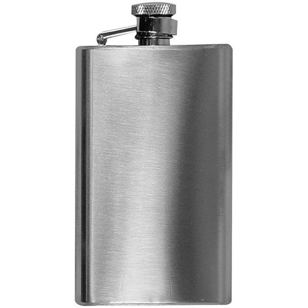 Logotrade promotional merchandise photo of: Stainless steel hip flask FRESNO 104 ml