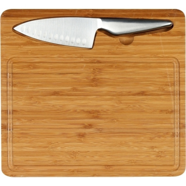 Logotrade promotional merchandise picture of: Cutting board with knife MANTOVA