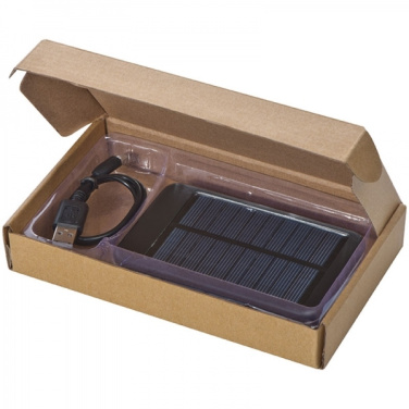 Logo trade promotional gifts image of: Solar power bank PHILADELPHIA