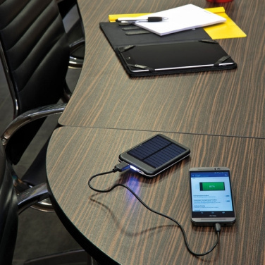 Logo trade advertising products picture of: Solar power bank PHILADELPHIA
