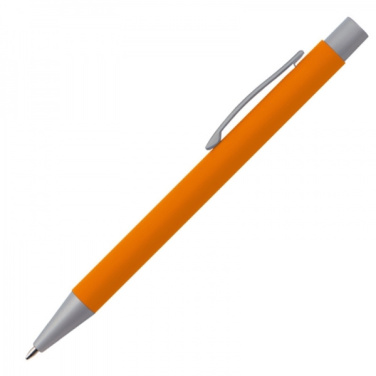 Logotrade promotional gift image of: Metal ballpen soft touch ABU DHABI