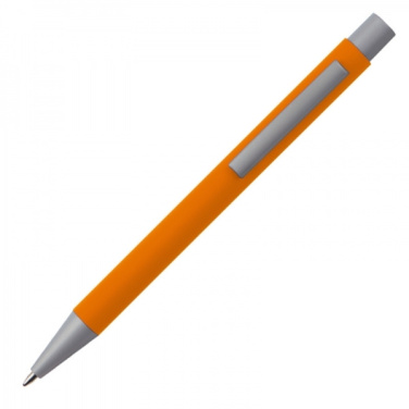 Logo trade advertising product photo of: Metal ballpen soft touch ABU DHABI