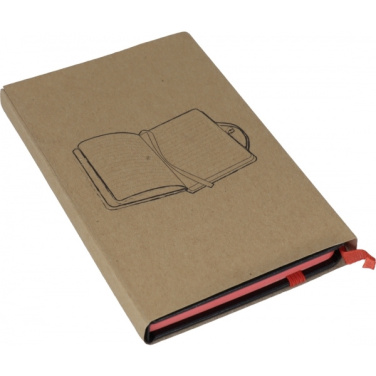 Logotrade promotional giveaway image of: Notebook A6 ROSTOCK