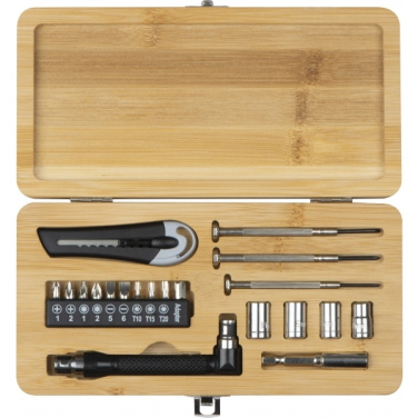 Logo trade promotional giveaways image of: 22-piece tool set BERINGEN