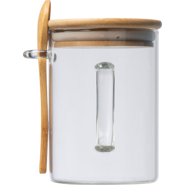 Logotrade advertising products photo of: Glass mug JACKSON 420 ml
