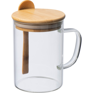 Logotrade advertising product picture of: Glass mug JACKSON 420 ml