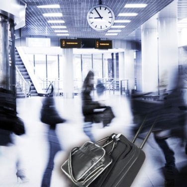 Logo trade promotional giveaways picture of: Bag holder for trolleys ARMANT