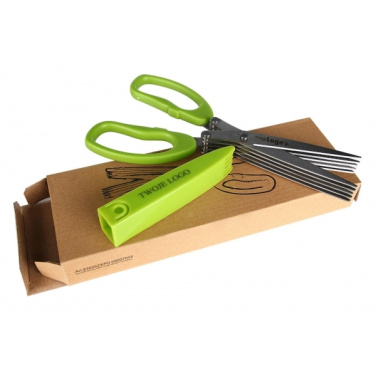 Logo trade business gifts image of: Chive scissors BILBAO
