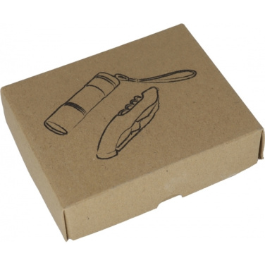 Logo trade business gift photo of: Set torch and pocket knife DOVER
