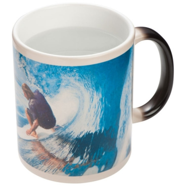 Logo trade corporate gifts picture of: Colour-changing sublimation mug SIRMIONE 300 ml