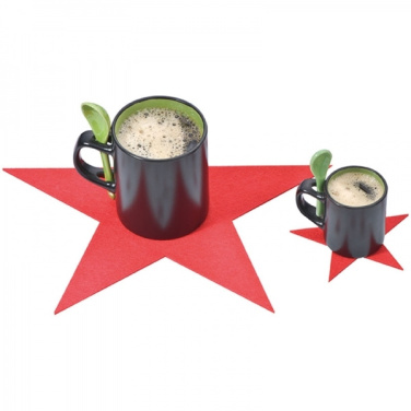 Logo trade promotional items image of: Felt star set KARLSTAD