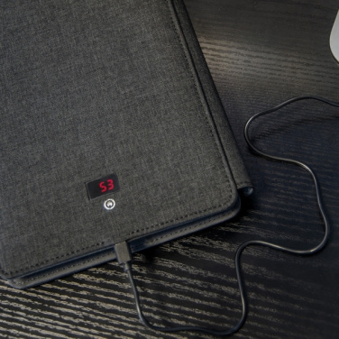 Logo trade promotional products picture of: Power bank folder Leno