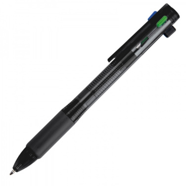 Logotrade promotional product picture of: Plastic ballpen 4in1 NEAPEL