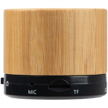 Logo trade promotional products picture of: Bamboo bluetooth speaker FLEEDWOOD