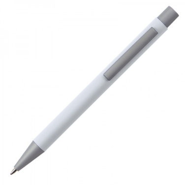 Logo trade business gifts image of: Metal ballpen soft touch ABU DHABI