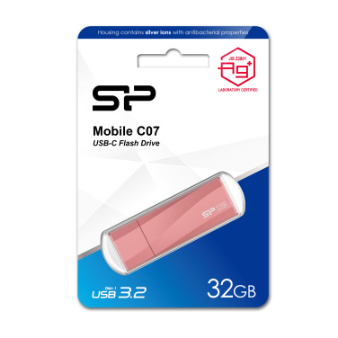Logo trade promotional items picture of: PENDRIVE SILICON POWER MOBILE - C07 3.2 32GB