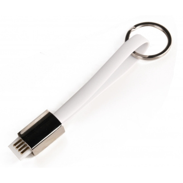Logo trade promotional products picture of: Data transfer cable and keyring