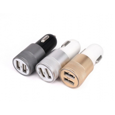 Logo trade promotional item photo of: Metal car charger