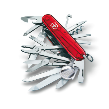 Logotrade promotional gift picture of: Pocket knife SwissChamptransparent Victorinox