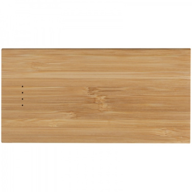 Logotrade promotional products photo of: Bamboo power bank KATOWICE