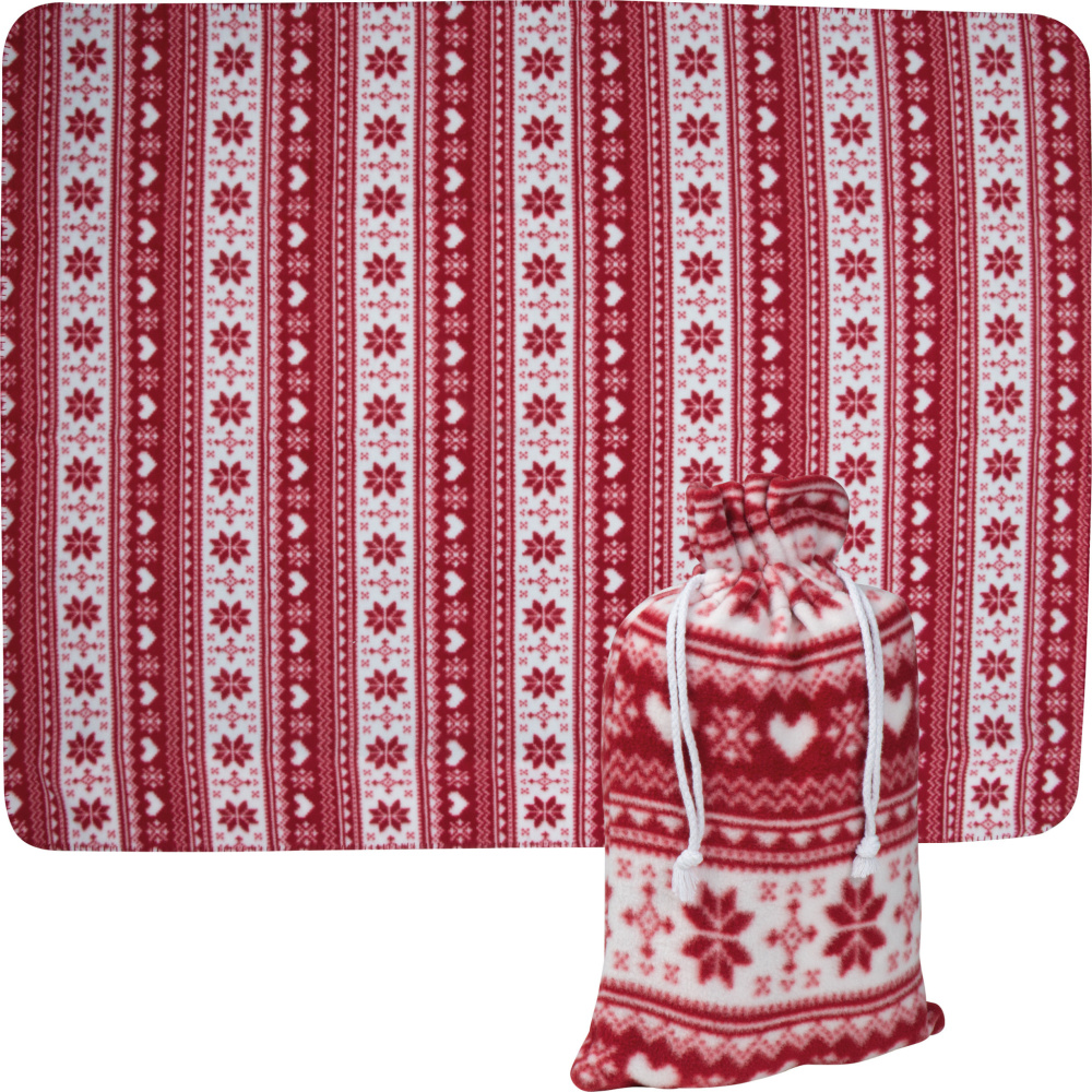 Logotrade advertising products photo of: Christmassy blanket DEBRECEN